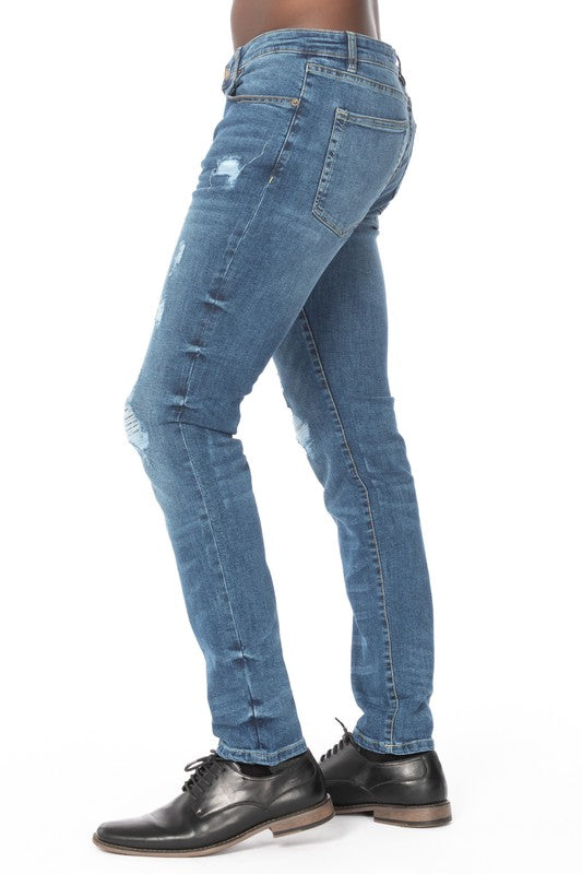 Men’s Distressed Denim Jeans