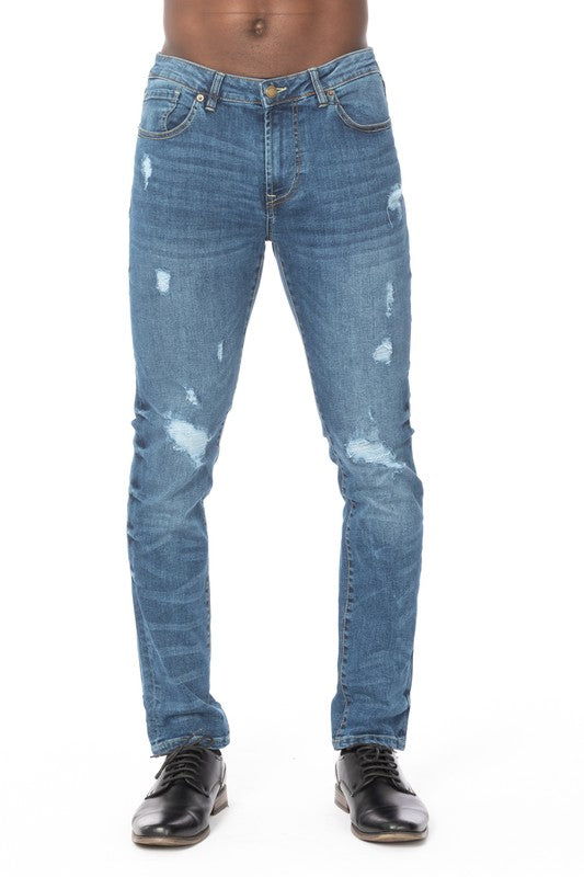 Men’s Distressed Denim Jeans