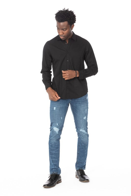 Men’s Distressed Denim Jeans