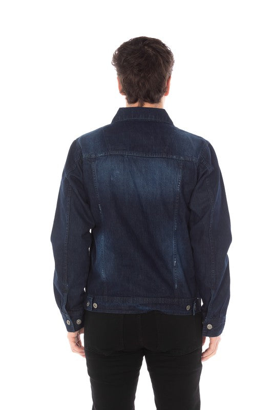 DENIM JACKET DARK BLUE