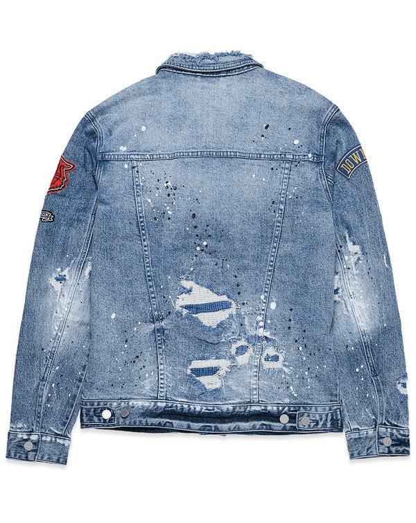 Men’s Varsity Denim Jacket