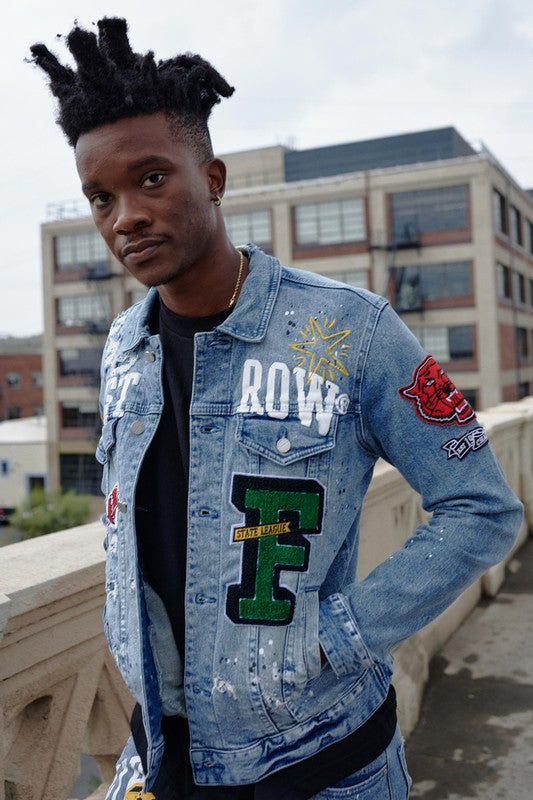 Men’s Varsity Denim Jacket