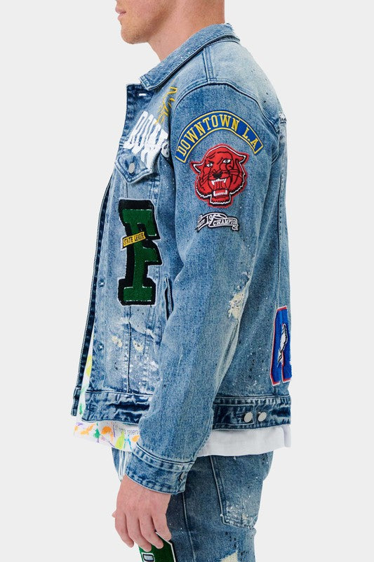 Men’s Varsity Denim Jacket