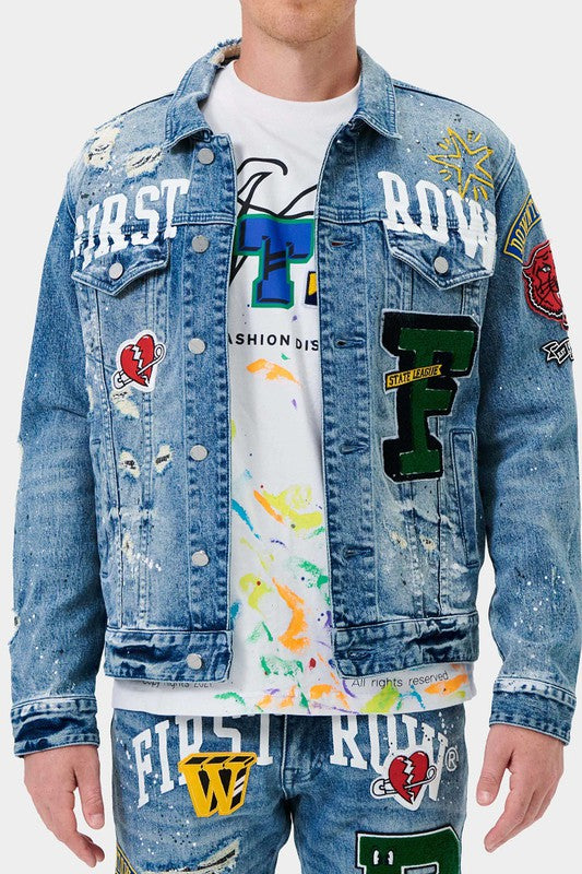 Men’s Varsity Denim Jacket