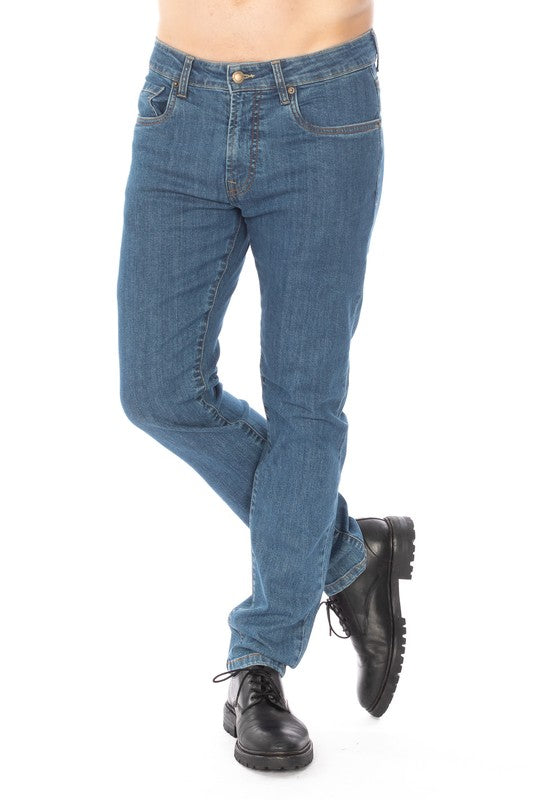 ATHLETIC TAPER DENIM JEANS