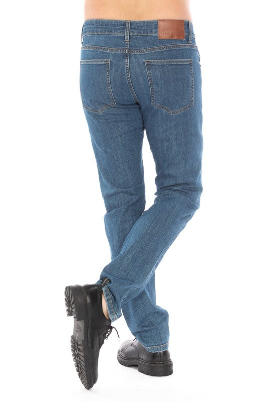 ATHLETIC TAPER DENIM JEANS