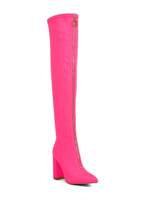 Ronettes Knee High Stretch Long Boots