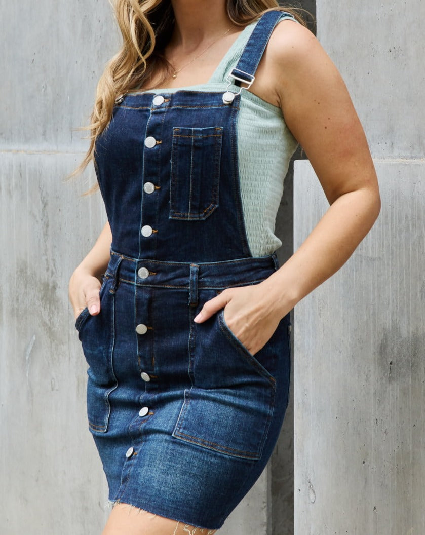 Judy Blue Katrina High Waist Overall Skirt